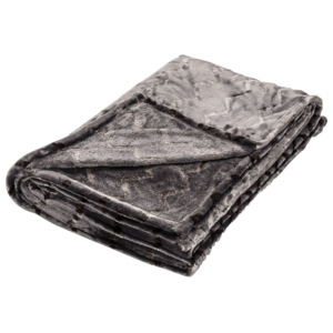 MERADISO® Hebká deka, 150 x 200 cm (tmavě šedá)