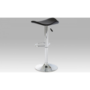 Jídelní barová židle Autronic AUB-300 BK – černá, koženka/chrom