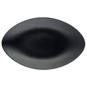 Equinoxe talíř oválný 35 x 22,3 cm, černý