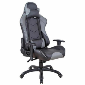 Q-109 Kancelářská židle, černá/šedá