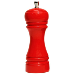 Java mlýnek na sůl, červený, 14 cm