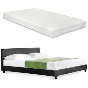 Corium® Čalouněná postel "Barcelona" s matrací HTB-1005