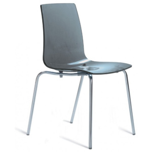 Plastová židle Stima LOLLIPOP – bez područek, více barev Antracite transparente