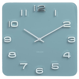 Nástěnné hodiny Vintage 35 cm Karlsson (Barva - modrá)