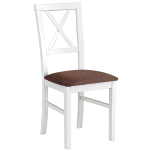 Jídelní židle Figaro IV, Barva dřeva: sonoma, Potah: 29 - ekokůže hnědý - NE 18