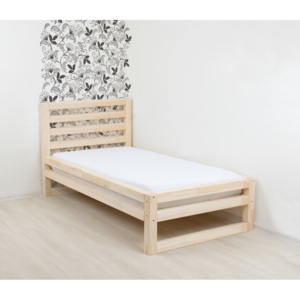 Benlemi Jednolůžková postel DeLuxe 90x190 cm Barva: Přírodní dekor bez laku