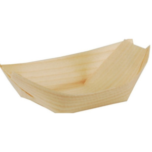 Miska lodička bambus S, balení 50ks