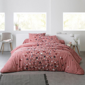 Blancheporte Povlečení Bublinky, bavlna, zn. Colombine růžová pudrová povlak na polštář 65x65cm