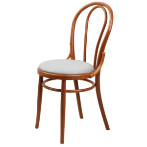 Dřevěná buková jídelní židle BRADOP ZLATAVA – čalouněný sedák, na míru