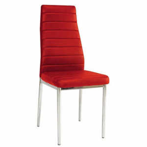 H261 Jídelní židle, červená