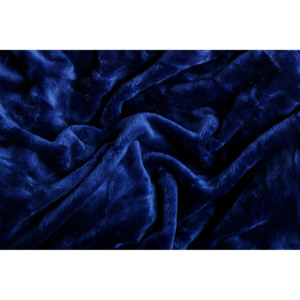 Prostěradlo mikroflanel SLEEP WELL® 180x200cm-tmavě modrá
