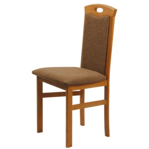 Dřevěná jídelní židle BRADOP MARIE – čalouněný sedák a opěrák, na míru