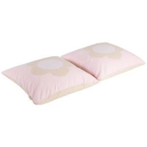 Dětské růžové dekorativní polštáře Fairytale Flower 2 kusy