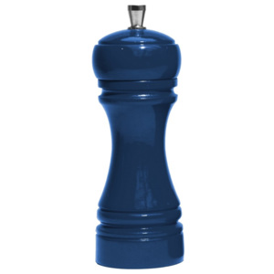 Java mlýnek na sůl, tmavě modrý, 14 cm