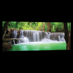 Obraz na plátně: Vodopád (3) - 145x45 cm
