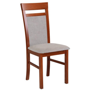 Židle Figaro VI, Barva dřeva: sonoma, Potah: 29 - ekokůže hnědý - NE 18