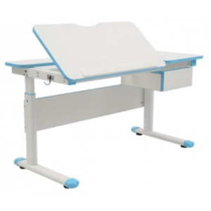 Rostoucí dětský psací stůl FUXO modrý - 3D3782