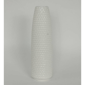 Váza keramická, barva bílá ARL022-WH