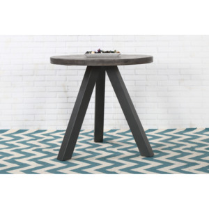 Jedálenský stôl IRONIC 80 cm - sivá