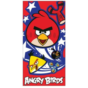 Dětská osuška Angry Birds červená 70/140
