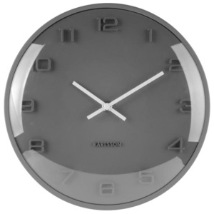 Nástěnné hodiny Elevated 25 cm Karlsson (Barva - šedá)