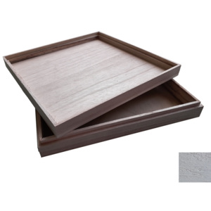 Isilandon Scents & Beauty Dřevěná krabička vintage white 19,5 x 3,5 cm