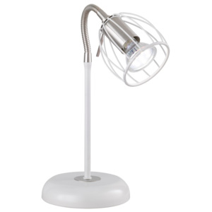 Stolní lampa Evian Alba TRIO (barva- bílá, kov, plast)