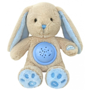 Plyšový králíček s projektorem Baby Mix modrý
