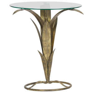 Odkládací stolek z kovu a skla BePureHome Tree, ø 62 x 70 cm