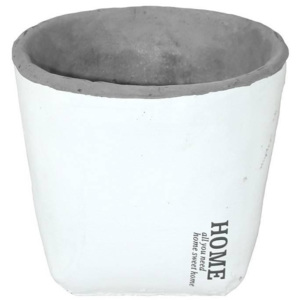 Obal na květináč s nápisem Home