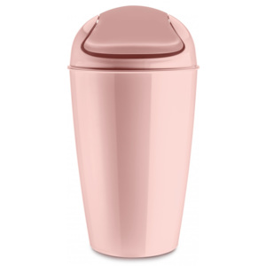 DEL XL odpadkový koš s poklopem KOZIOL (Barva-Světle růžová)