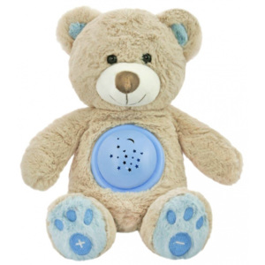 Plyšový medvídek s projektorem Baby Mix modrý