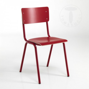 Židle SCHOOL RED TOMASUCCI (barva - červená)