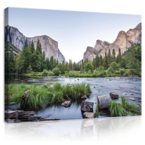 Obraz na plátně: Yosemite Valley - 75x100 cm