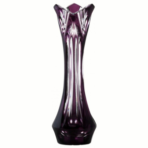 Váza Lotos, barva fialová, výška 205 mm