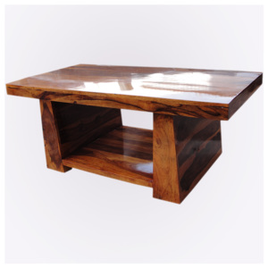 Konferenční stolek z indického masivu palisandr, Only stain