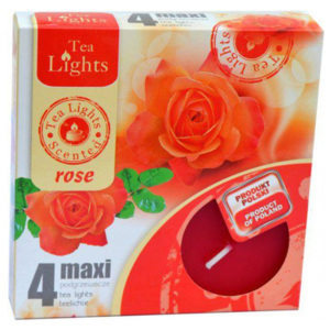 Čajová svíčka rose maxi 4