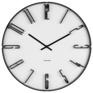 Nástěnné hodiny Sentient 40 cm Karlsson (Barva - bílá)