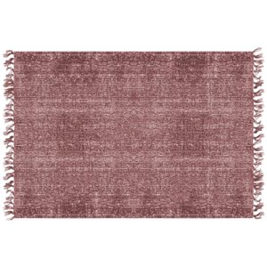 Bavlněný vínový koberec Washed, Vemzu