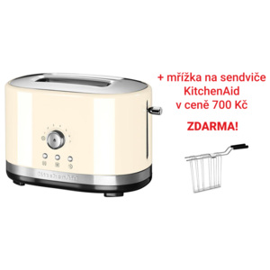 KitchenAid toustovač s manuálním ovládáním - mandlová 5KMT2116EAC