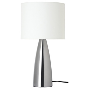 Stolní lampa SARO Touch max. 40W E14 kartáč.železo/bílá látka - PAULMANN - PA-P 70179