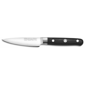 Nůž na čištění zeleniny, 9 cm KitchenAid (černá)