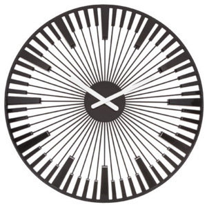 Designové hodiny PIANO KOZIOL (Barva-černá)