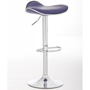 Barové židle Lega bez opěráku - SET 2 ks, fialová