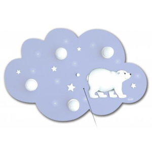 WALDI LEUCHTEN Lední medvěd, dětské stropní svítidlo