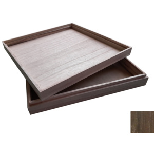 Isilandon Scents & Beauty Dřevěná krabička coffee brown 19,5 x 3,5 cm