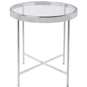 Kulatý stolek se skleněnou deskou, Vemzu