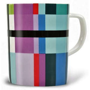 Hrnek na čaj, kávu, kakao... Zigzag REMEMBER (barevný vzor Zigzag)