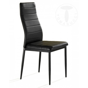 Židle CAMARO BLACK TOMASUCCI (barva - černá syntetická kůže)