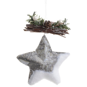 Vánoční ozdoba ve tvaru hvězdičky InArt Star